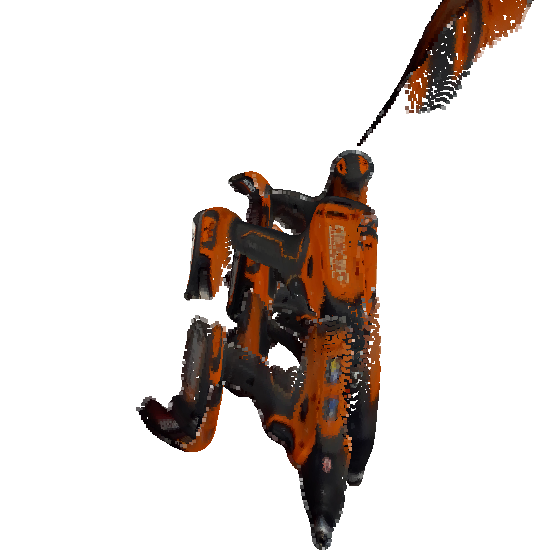 VGGT reconstruction, HANDAL dynamic